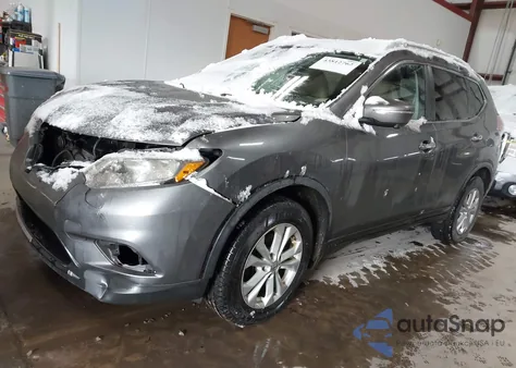 2014 Nissan Rogue Sv z USA, uszkodzony, nr VIN 5N1AT2MVXEC804479